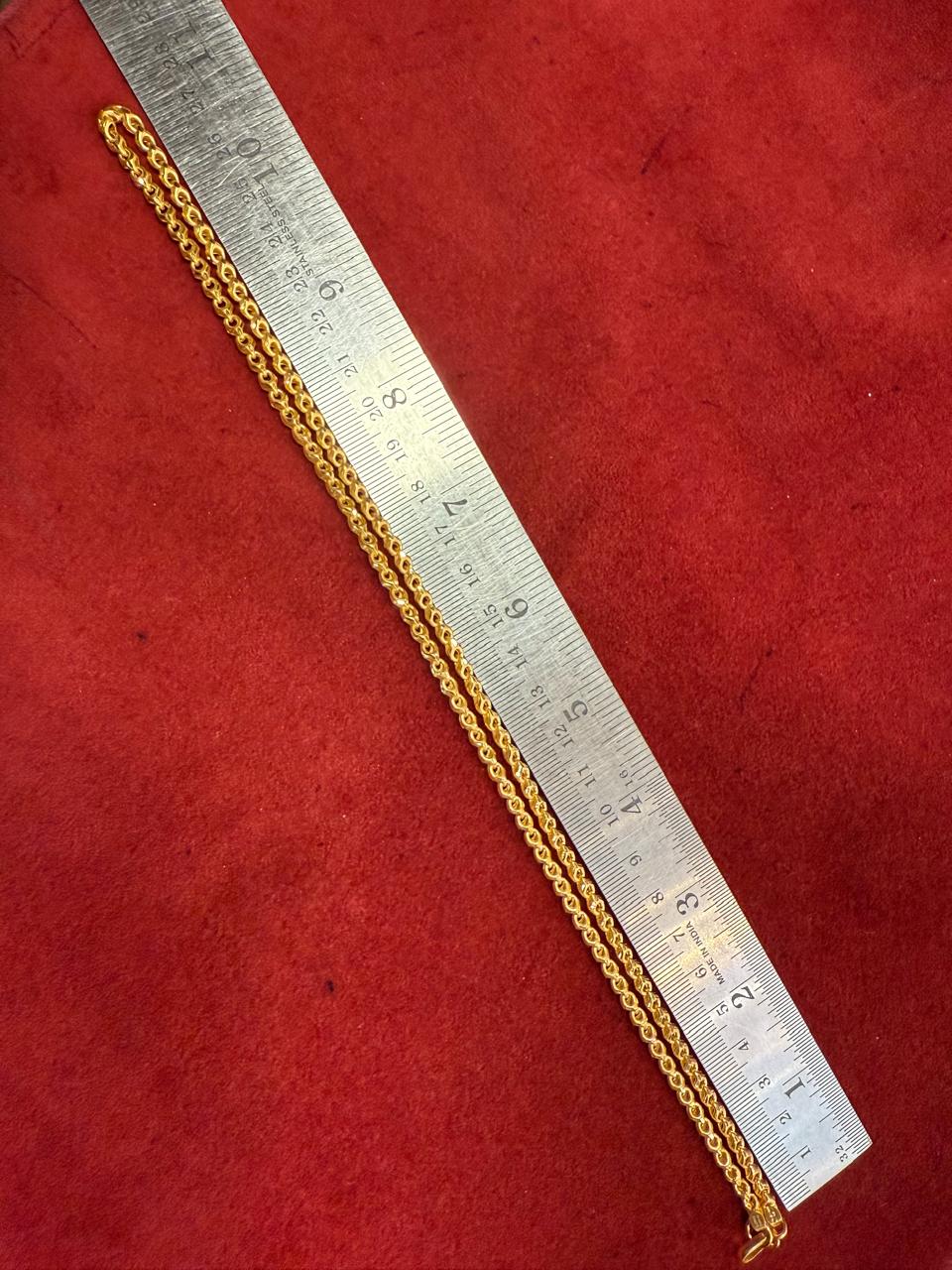 22k Wheat Chain