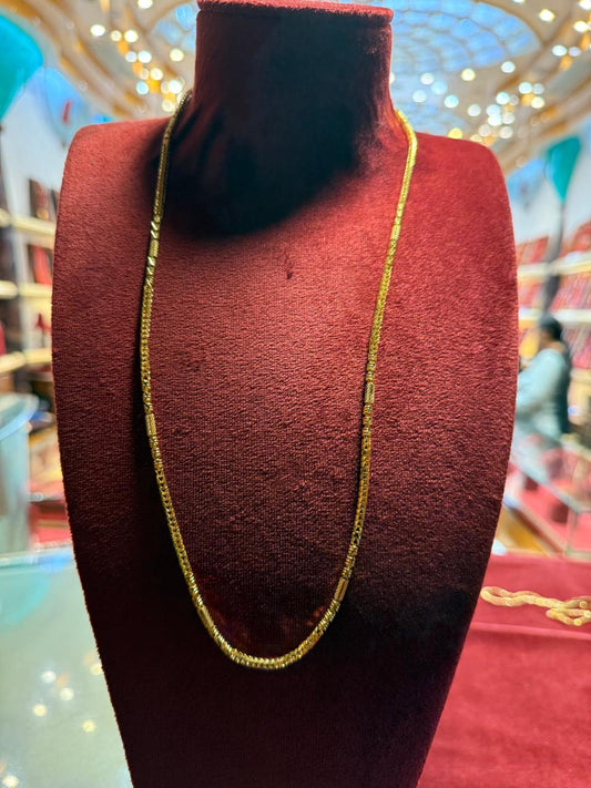 22k Box Style Custom Unique Chain